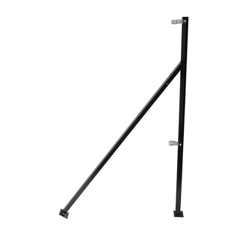 Picture of 2400mm X 40mm X 40mm X 5mm BLACK END STRAINING POST - SPECIAL ORDER
- TO SUIT 1800mm CHAIN LINK FENCING
- INCLUDES 1 STRUT, 1 STRETCHER BAR & WINDERS FOR THE LINE WIRES