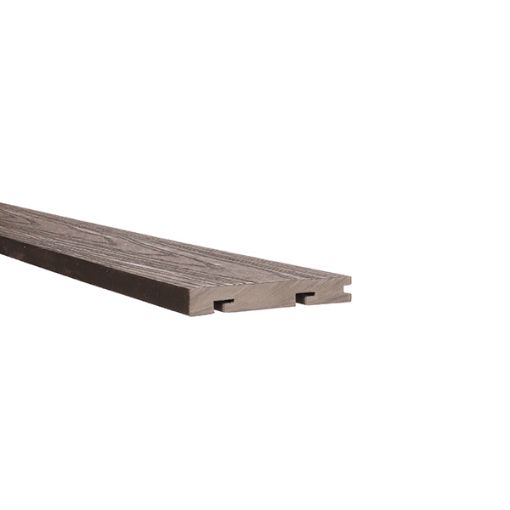 Picture of 22.5 X 150mm X 3.6m COMPOSITE PRIME HD DECK DUAL BULLNOSE SOLID BOARD - CARBON