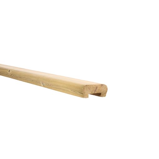 Picture of 3.6m DECKING HAND & BASE RAIL - (41mm REBATE)