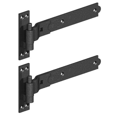 Picture of 450mm CRANKED HOOK & BAND HINGE - BLACK