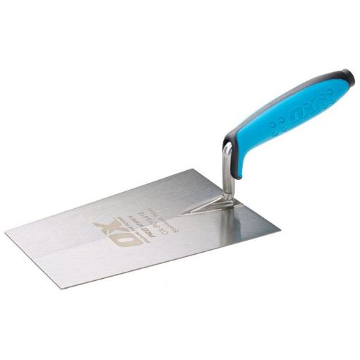 Picture of OX PRO STAINLESS STEEL BUCKET TROWEL 180mm 
