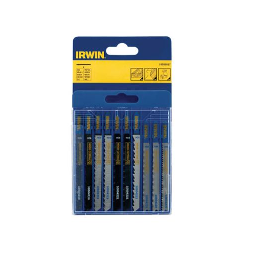 Picture of IRWIN JIGSAW BLADE 10 PCE SET - ASSORTED BLADES
