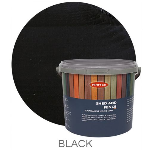 Picture of PROTEK SHED & FENCE - 5.0 LITRE - BLACK