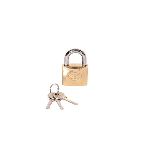 Picture of 40mm TRI-CIRCLE PADLOCK - BRASS