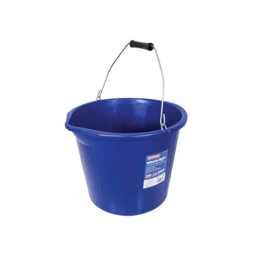 Picture of FAITHFULL BUILDERS INDUSTRIAL BUCKET 14 LITRE (3 GALLON) - BLUE