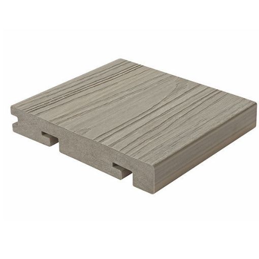 Picture of 22.5 X 150mm X 3.6m COMPOSITE PRIME HD DECK PRO BULLNOSE SOLID BOARD - OYSTER