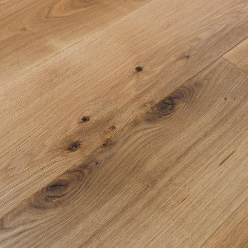 Picture of OXFORD OAK FLOORING - 14mm x 180mm 
- U.V. Oiled
- Box Contains: 7 @ 1.8m (2.268m²)
- Block Board Base
- 2.5mm Wear Layer
- Click Joint System
- Bevelled 4 sides