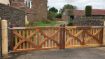 Picture of JUBILEE GATE - MADE TO ORDER
- LEAD TIME APPROXIMATELY 8 - 10 WEEKS FROM ORDER
- MANUFACTURER RECOMMENDS 3 COATS OF RESTOL WOOD OIL OR SIMILAR PRIOR TO FITTING