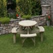 Picture of SUPPORTED ROUND PICNIC TABLE - Special Order