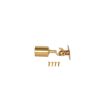 Picture of 24mm FENCEMATE BRASS HOOK & EYE ON PLATE SET