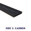 Picture of 22.5 X 143mm X 3.6m COMPOSITE PRIME HD DECK DUAL - ANTIQUE & CARBON
To validate the product warranty:
- All deck boards must be installed in accordance with the Composite Prime HD Deck Dual fitting guide
- You must register your decking at composite-prime.com/register-warranty/ within 45 days of purchase