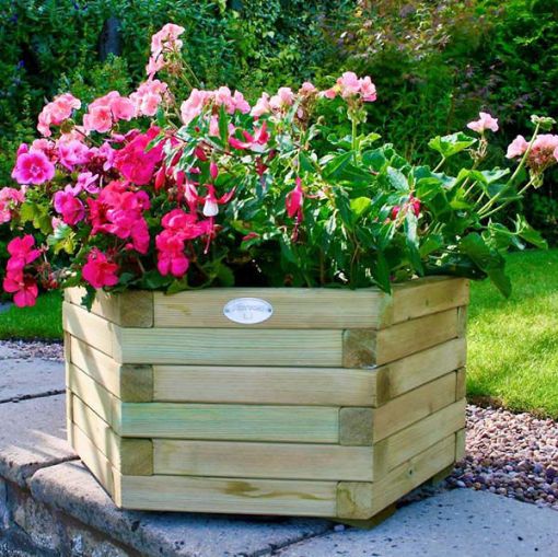 Picture of LARGE HEXAGONAL PLANTER - Special Order