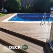 Picture of 22.5 X 143mm X 3.6m COMPOSITE PRIME HD DECK DUAL - OAK & WALNUT
To validate the product warranty:
- All deck boards must be installed in accordance with the Composite Prime HD Deck Dual fitting guide
- You must register your decking at composite-prime.com/register-warranty/ within 45 days of purchase