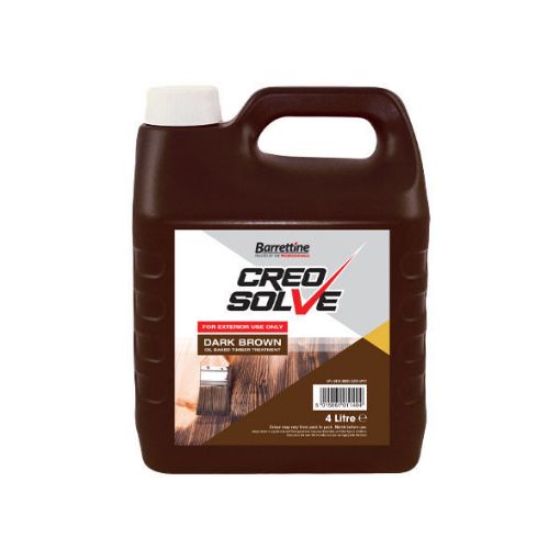 Picture of DARK BROWN CREOSOLVE 4 LITRES
