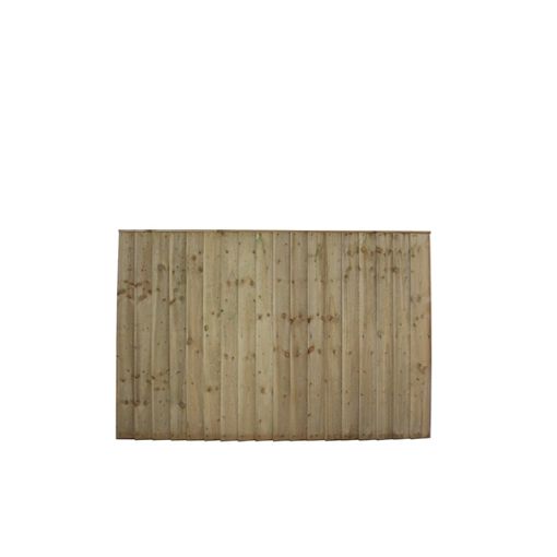 Picture of 4' (H) x 6' (W) STANDARD CLOSE BOARD PANEL - (FEATHER EDGE)
