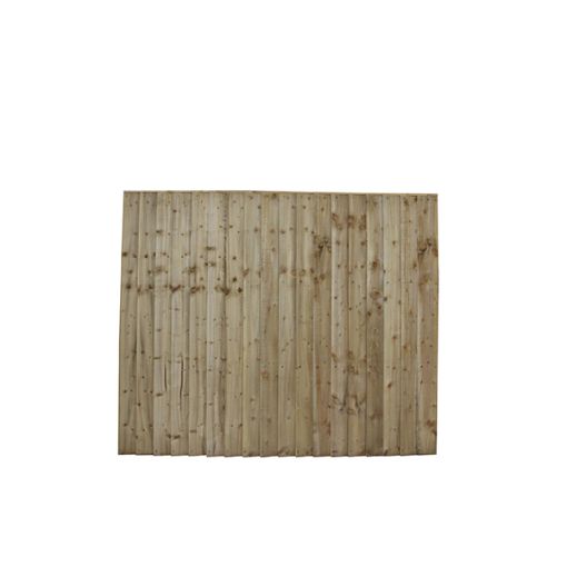 Picture of 5' (H) x 6' (W) STANDARD CLOSE BOARD PANEL - (FEATHER EDGE)