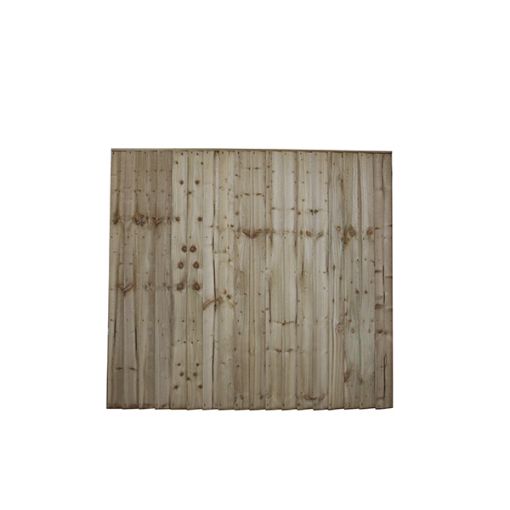 Picture of 5'6" (H) x 6' (W) STANDARD CLOSE BOARD PANEL - (FEATHER EDGE)