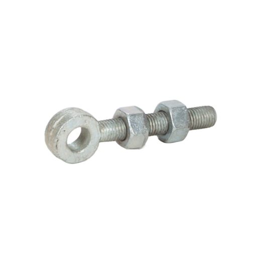 Picture of M20 X 100mm ADJUSTABLE GATE EYE + 2 NUTS (19mm PIN) - BZP