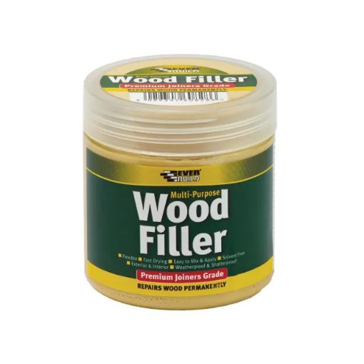 Picture of EVERBUILD MULTI-PURPOSE WOOD FILLER LIGHT STAINABLE 250ml