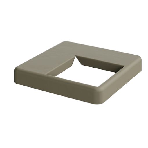 Picture of Durapost® Cover Plate For Corner Post Bolt Down | Olive Grey