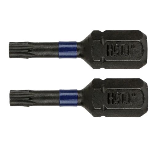 Picture of TX15 x 25mm (PK 2) IRWIN TORX IMPACT SCREWDRIVER BITS